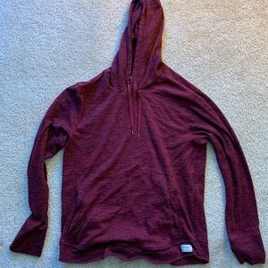 Modern amusement red hoodie